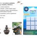 INZECTO G lervicidinės plokštelės  uodų lervų ir kiaušinių naikinimui